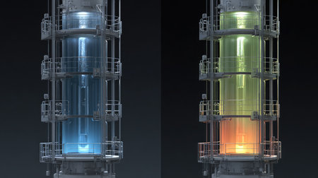 Side-by-side comparisons of product design iterations in a clean tech environmentの素材