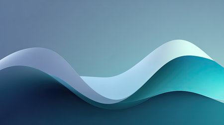 This captivating abstract image features gentle curves and soft colors, creating a serene visual experience perfect for backgrounds or design projects.の素材