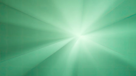 A soft green light rays abstract background perfect for creative projects, modern art displays, and serene visual environments. Ideal for various designs.の素材
