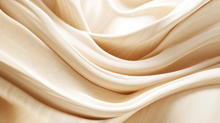 Smooth maple wood grain with soft, even patterns in light beige tonesの素材