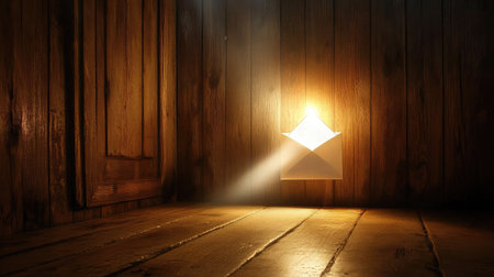 An open envelope with a letter emerging, representing prompt email support for customersの素材