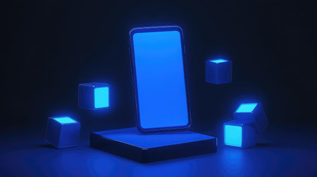 A digital loyalty card displayed on a smartphone, symbolizing customer retention strategies in e-commerceの素材