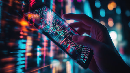 A QR code leading to a promotional webpage, representing the use of QR codes in marketingの素材