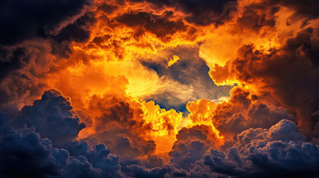 A heart-shaped cloud formation against a vibrant blue sky, capturing the whimsical and serendipitous nature of love.の素材