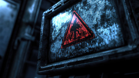 Close-up of a computer screen with a ransomware warning, highlighting the importance of cybersecurity measures.の素材