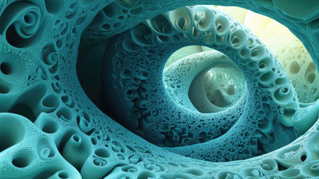 D rendering of data streams converging into a central point, representing data aggregation.の素材