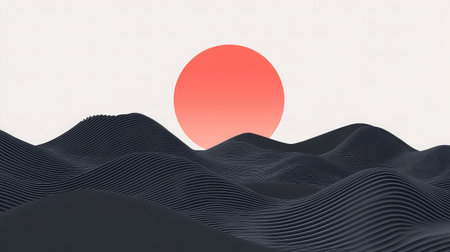 Abstract digital landscape with binary code flowing in waves, symbolizing vast data movement.の素材