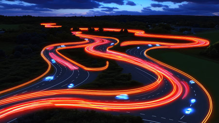 A digital cloud connected to various databases via glowing lines, illustrating cloud data management.の素材