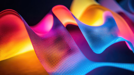 Close-up of a nanostructured battery electrode, highlighting increased surface area for improved energy storage.の素材