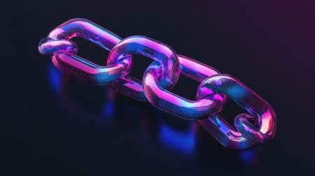 Depiction of a blockchain-based intellectual property registry, safeguarding creators' rights.の素材