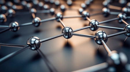 High-detail image of a nanostructured thermoelectric material, showcasing conversion of heat to electricity.の素材