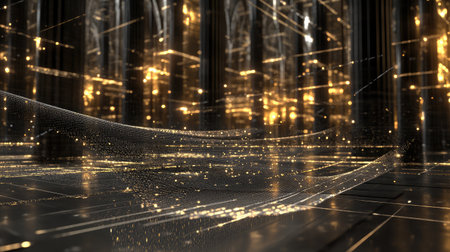 A speech-to-text transcription interface processing audio files, exemplifying machine learning in language processing.の素材