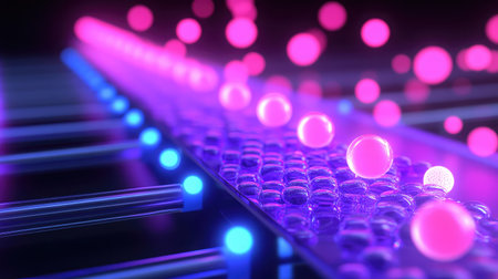 Close-up of a nanostructured battery separator, highlighting improved safety and performance in energy storage.の素材