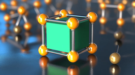 Visualization of a graphene sheet at the atomic level, emphasizing its strength and conductivity.の素材