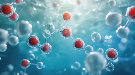 High-resolution image of a nanoscale molecular sieve, showcasing selective filtration at the molecular level.の素材