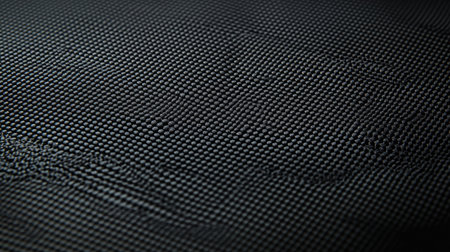 This close-up image showcases a textured black surface featuring a pattern of small dots, perfect for use in design projects needing depth and sophistication.の素材