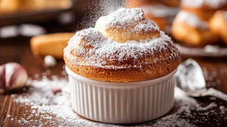 Indulge in a beautifully presented soufflの素材