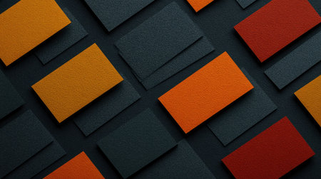 This visually striking abstract background features colorful textured elements in orange, red, and green, perfect for creative projects and modern artistic designs.の素材