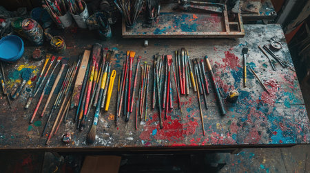 Explore a vibrant artistの素材