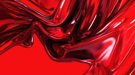 A vivid red solid color background with smooth texture, perfect for dramatic or energetic compositionsの素材