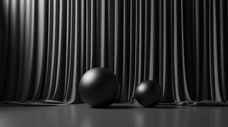 Deep charcoal gray solid background with matte texture, ideal for sleek and modern visualsの素材