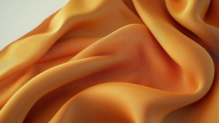 Close-up on fabric folds and stitching of bodysuit neckline on white backgroundの素材