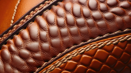 Close-up of flat shoe sole texture with focus on stitching and craftsmanshipの素材