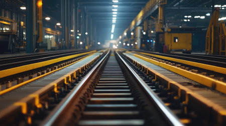 Robotic tracks for automatic inspection along elevated steel walkways of plantの素材