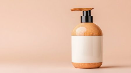 Moisturizing body cream packaging displayed with minimal design on light backgroundの素材