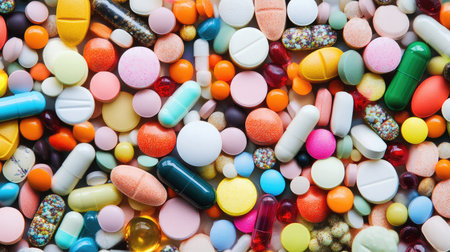 A pharmaceutical stability testing lab monitoring long-term drug effectiveness.の素材