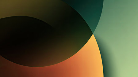 This abstract image features a blend of geometric shapes and gradients in a soothing color palette. It evokes tranquility and modern artistry, ideal for various creative projects.の素材