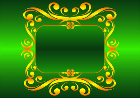 Vector drawing  decorative framework EPS8のイラスト素材