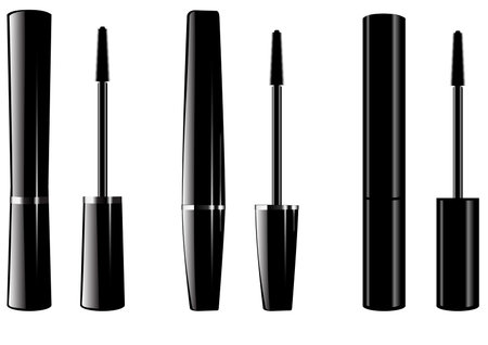 The vector image ink for eyelashes some kindsのイラスト素材