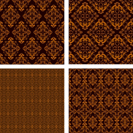 Vector image of decorative seamless structureのイラスト素材