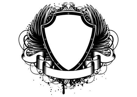 Vector illustration decorative frame with patternsのイラスト素材