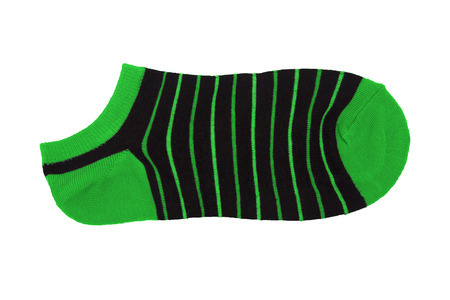 Short sock isolated on white backgroundの写真素材