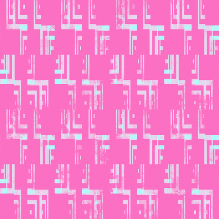 Seamless abstract pattern. Texture in red and turquoise colors.の写真素材