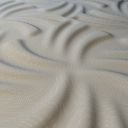 Grey abstract waves with gold dots. Grey background in modern style.の写真素材