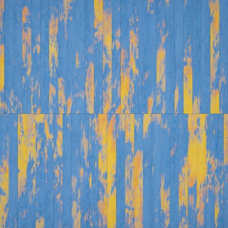 Fragment of old multicolored parquet floor in for decoration. The texture for use in graphic and architectural project. Pattern of wooden panel for background. 3D illustration.の写真素材