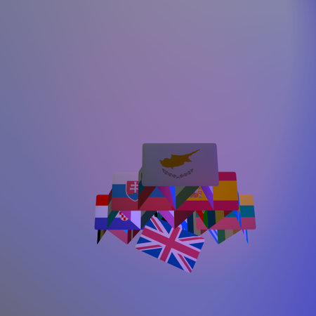 BREXIT the United Kingdom is leaving the European Union. This risky courageous decision, result of referendum may have positive or negative effects in future. Symbolized by a card in a house of cards.の写真素材