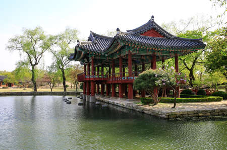 Gwanghalluwon (Gwanghallu), the filming location of Namwon.のeditorial素材