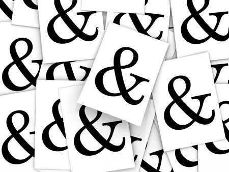 a lot of papernotesの写真素材