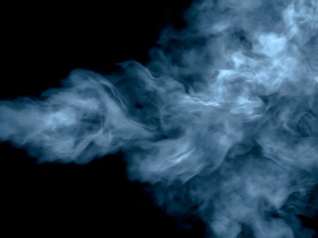 detailed blue smokeの写真素材