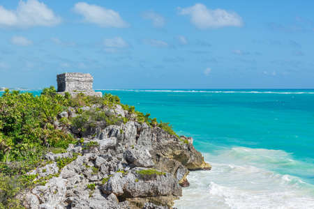 Mexican coast on a summer dayの写真素材