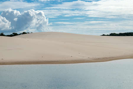 LenÃ§Ã³is Maranhenses National Park in MaranhÃ£o state in northeastern Brazil.の写真素材