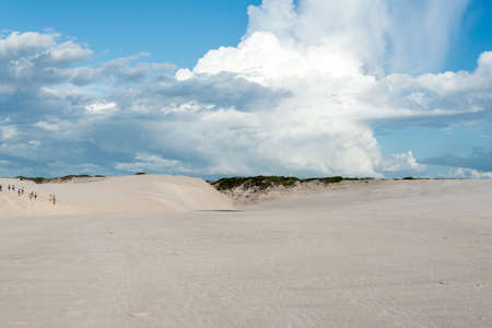 LenÃ§Ã³is Maranhenses National Park in MaranhÃ£o state in northeastern Brazil.の写真素材