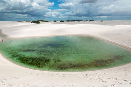 LenÃ§Ã³is Maranhenses National Park in MaranhÃ£o state in northeastern Brazil.の写真素材