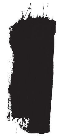 Grunge texture. Black brush on white. Vector template. Urban Background. Dust Overlay Distress Grain. Hand drawn illustration. Abstract shape for your design or scrapbook.のイラスト素材