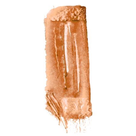 Copper orange background. Grunge surface pattern design. Washes texture. Abstract stains and splashes. Textured painted template. Watercolor painting artwork. Hand drawn vector illustrationのイラスト素材