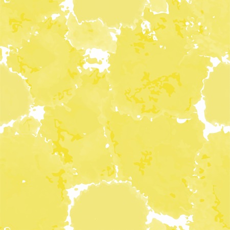 Watercolor splashes on the white background. Colorful drops, stains and spray. Summer backdrop. Bright texture. Yellow and red  colors. Isolated spots and splashes. Abstract illustration for design.のイラスト素材